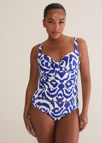 Phase Eight Ikatini Swimwear Blue/White Canada | QNESCU-082